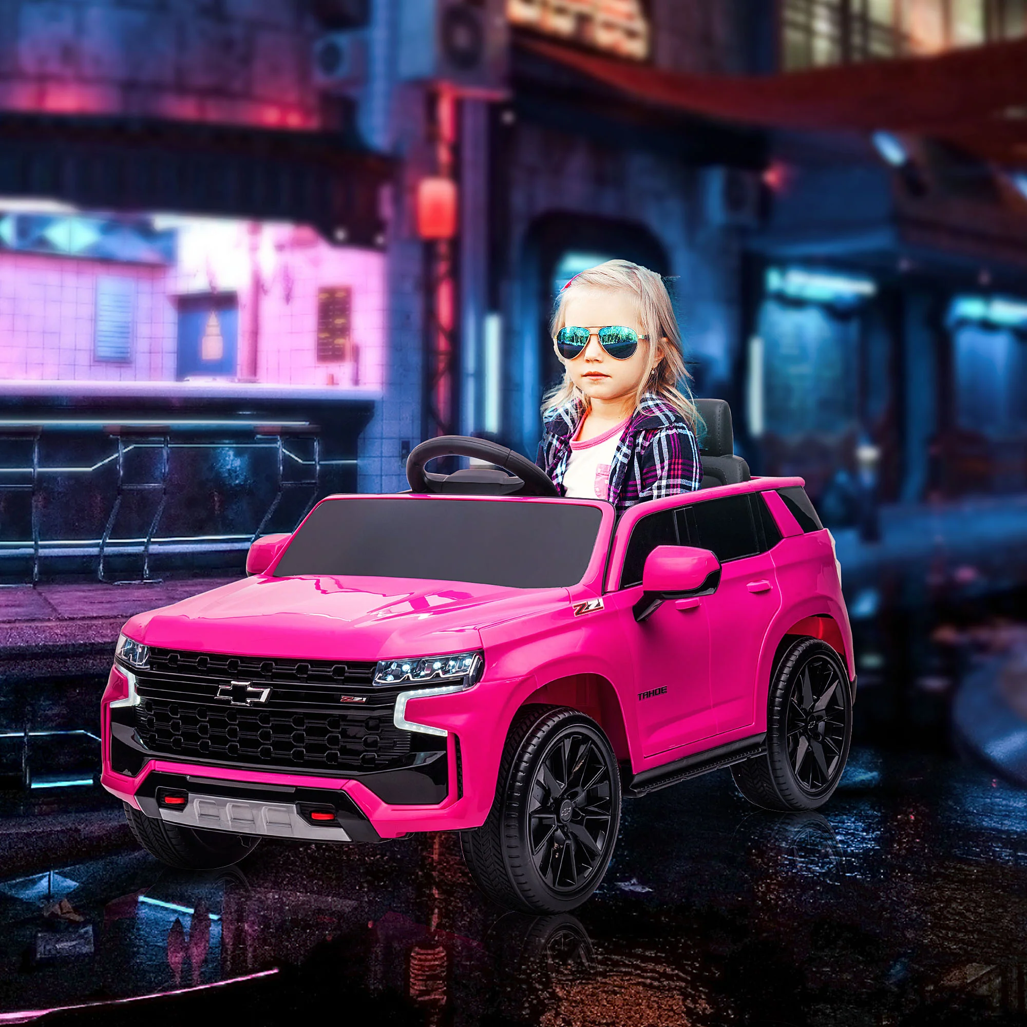 Licensed Chevrolet Tahoe Electric Ride-On Car with Remote Control - Image 32