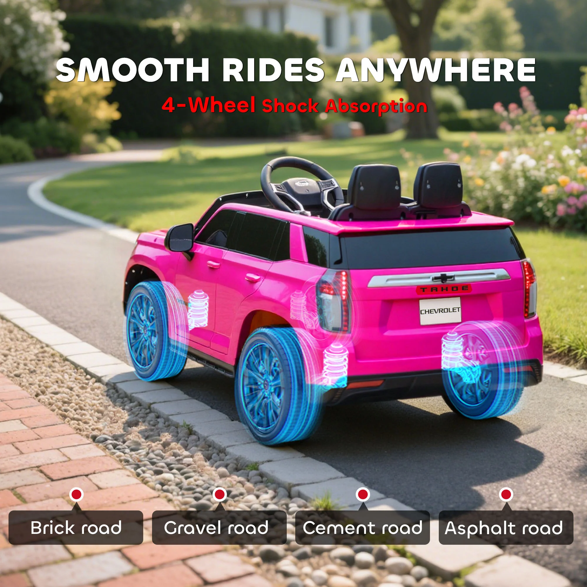 Licensed Chevrolet Tahoe Electric Ride-On Car with Remote Control - Image 33