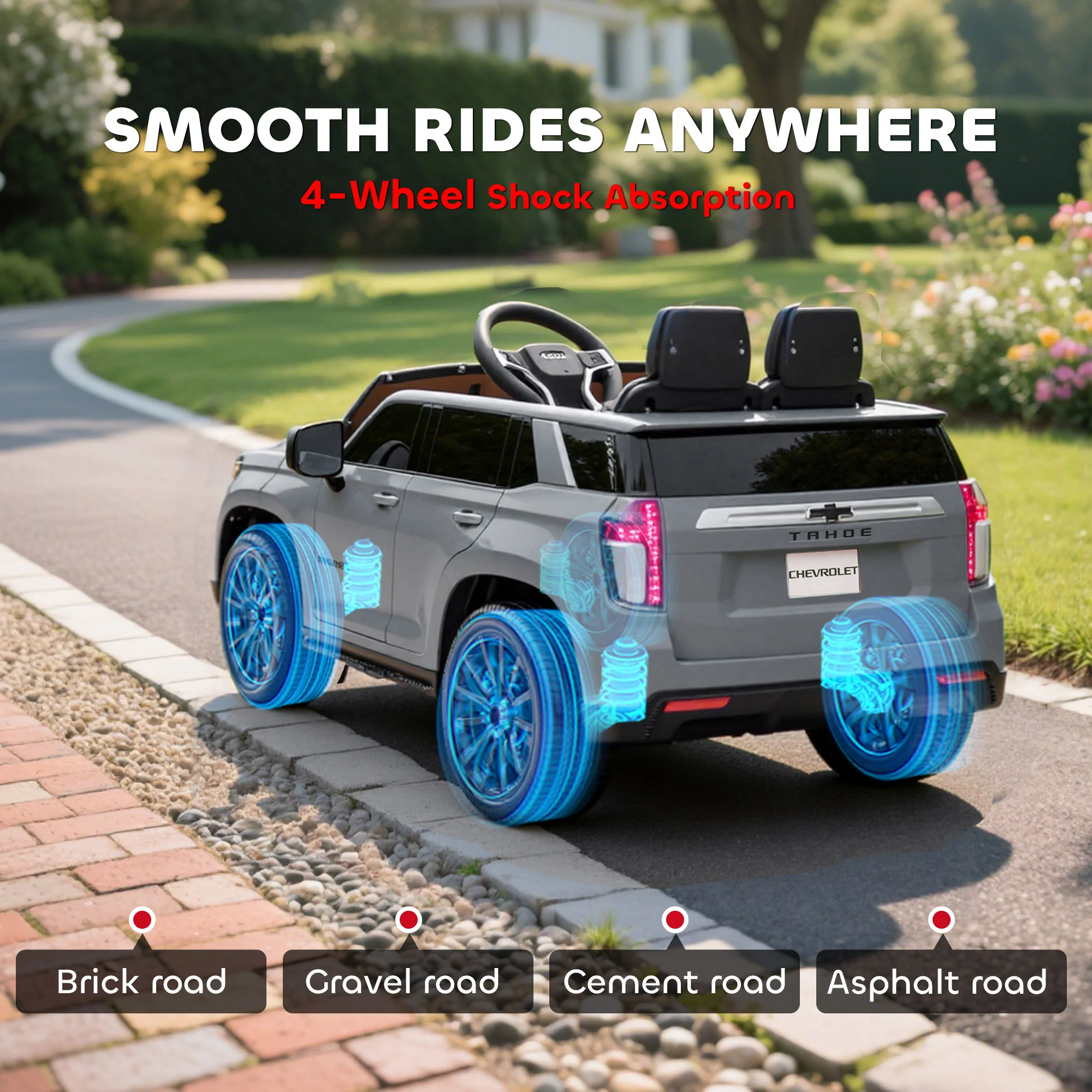 Licensed Chevrolet Tahoe Electric Ride-On Car with Remote Control - Image 44