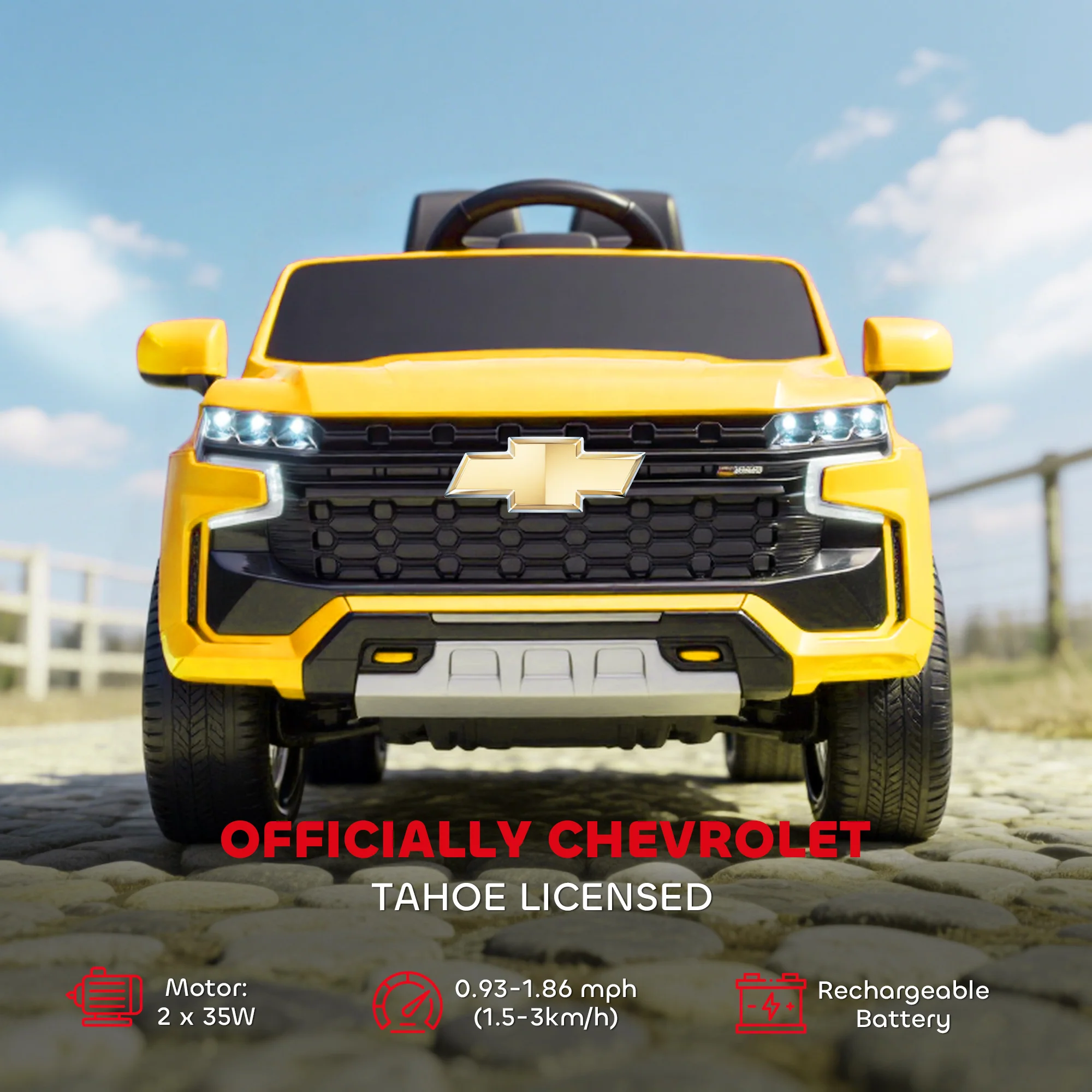 Licensed Chevrolet Tahoe Electric Ride-On Car with Remote Control - Image 5