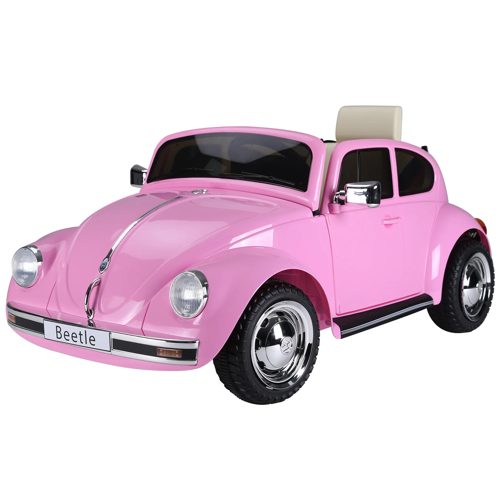 Licensed Volkswagen Beetle Electric Ride-On Car for Kids with 6V Battery Power - Image 10