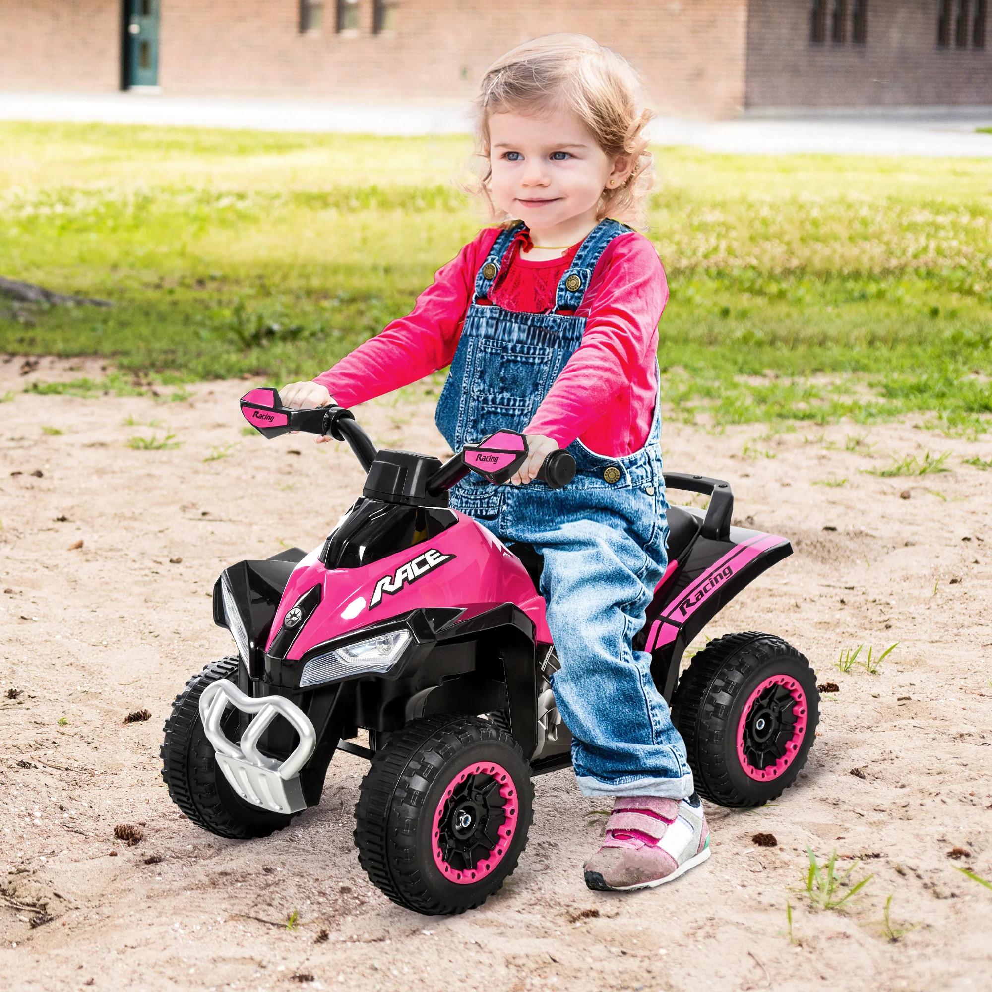 Battery-Free Push Ride-On Car for Kids with Music and Lights, Ages 1.5–3 Years