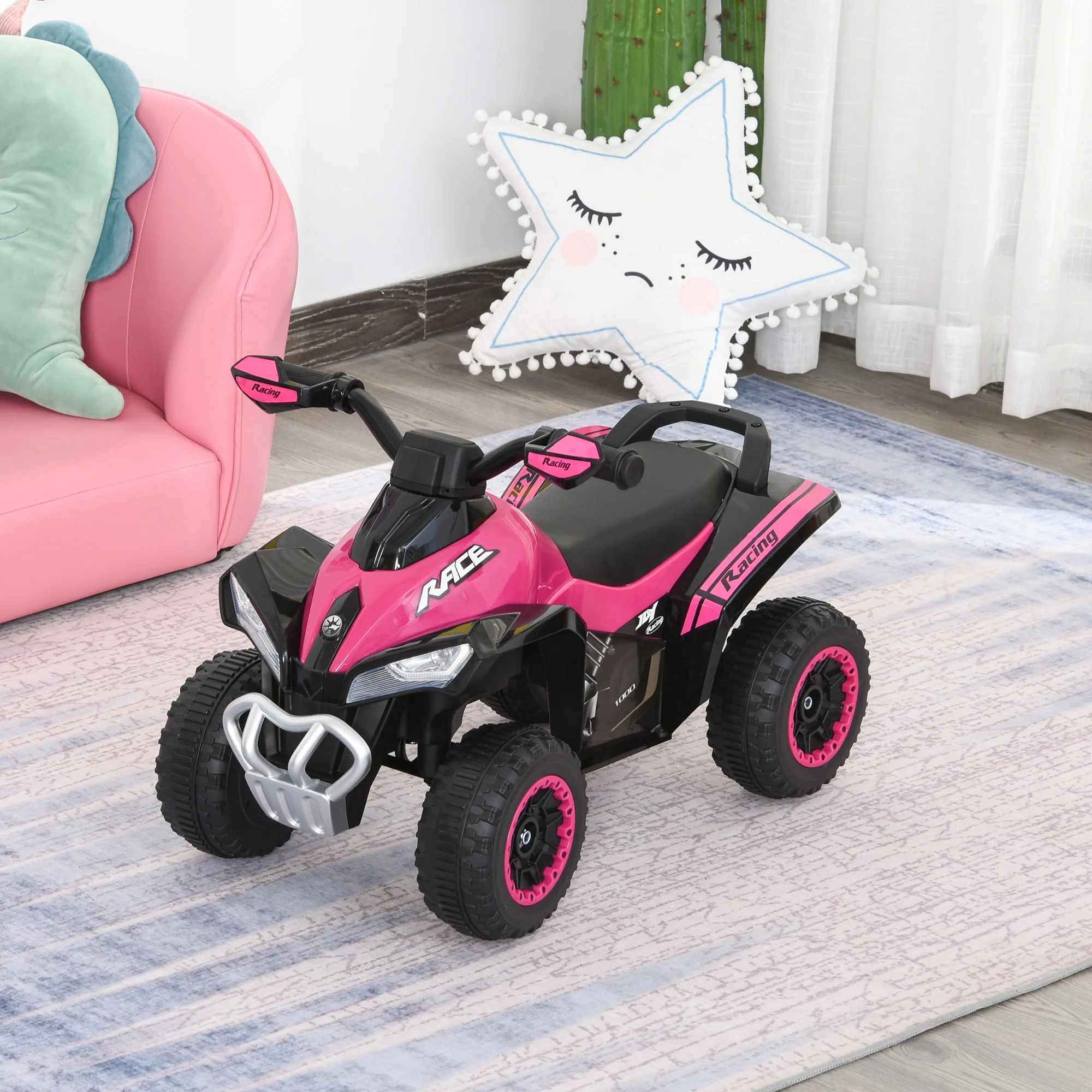 Battery-Free Push Ride-On Car for Kids with Music and Lights, Ages 1.5–3 Years - Image 9