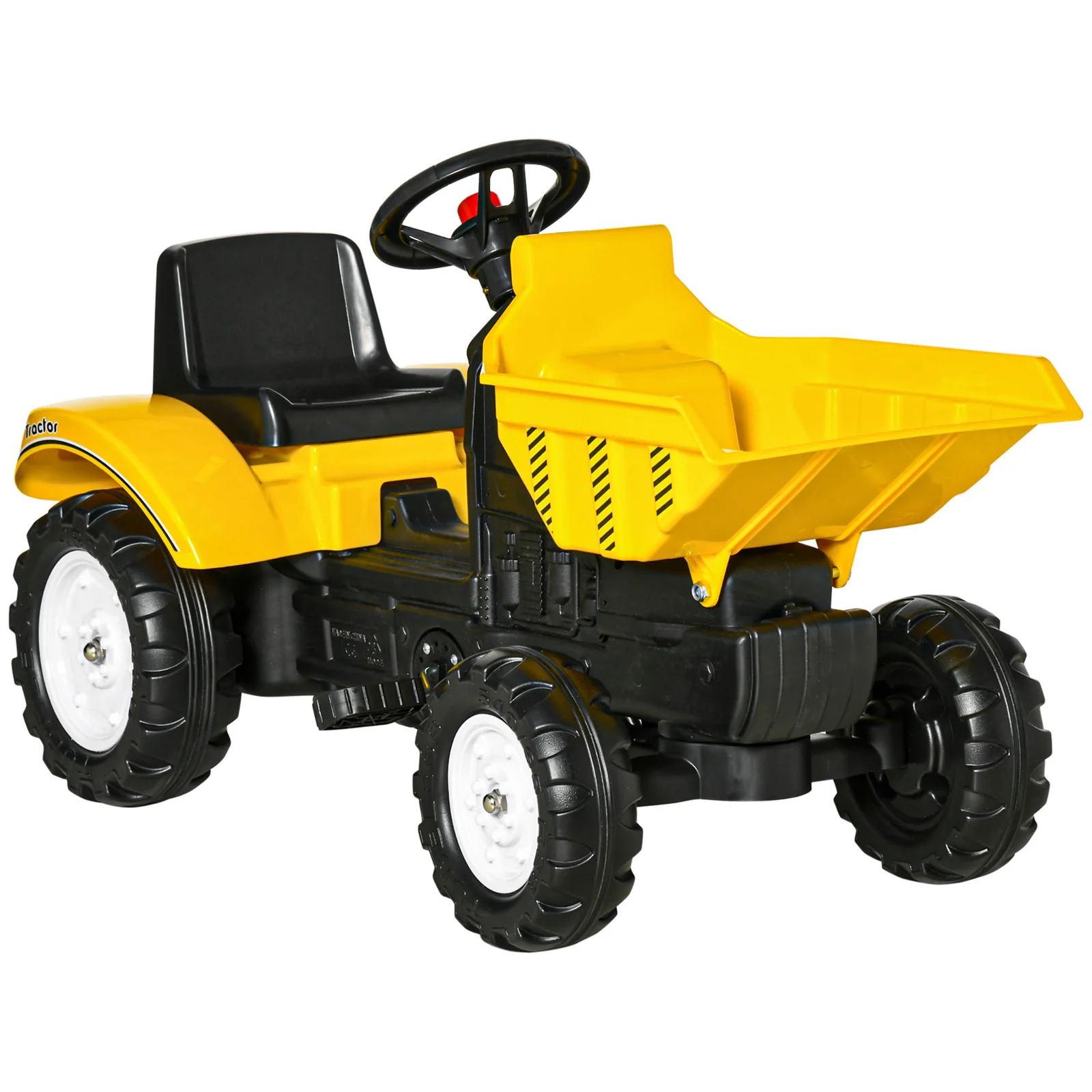 Ride-On Excavator Toy with Manual Control Bucket – No Power Needed
