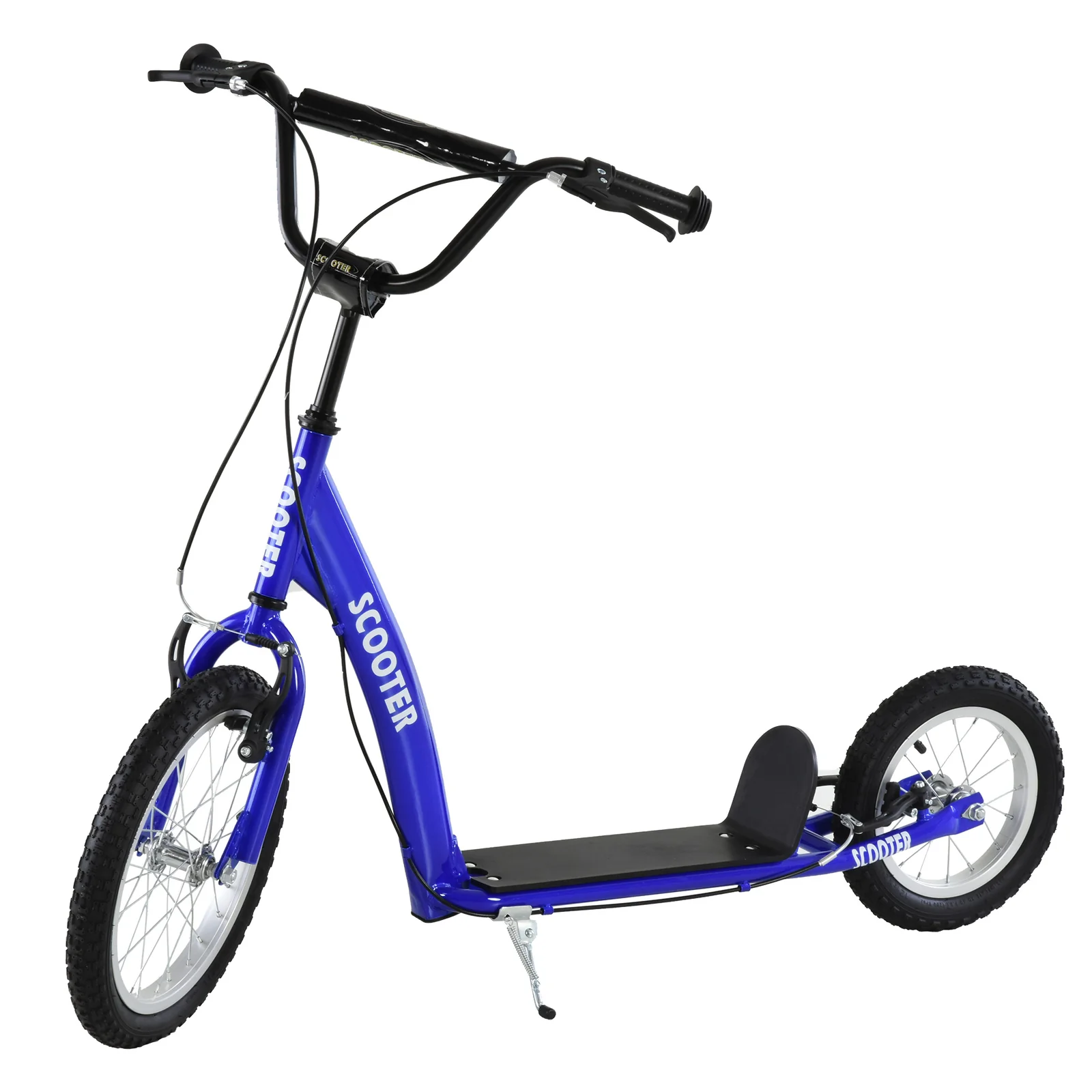 Kids Kick Scooter Age 5+ with Adjustable Handlebar and 16-inch Front, 12-inch Rear Wheels