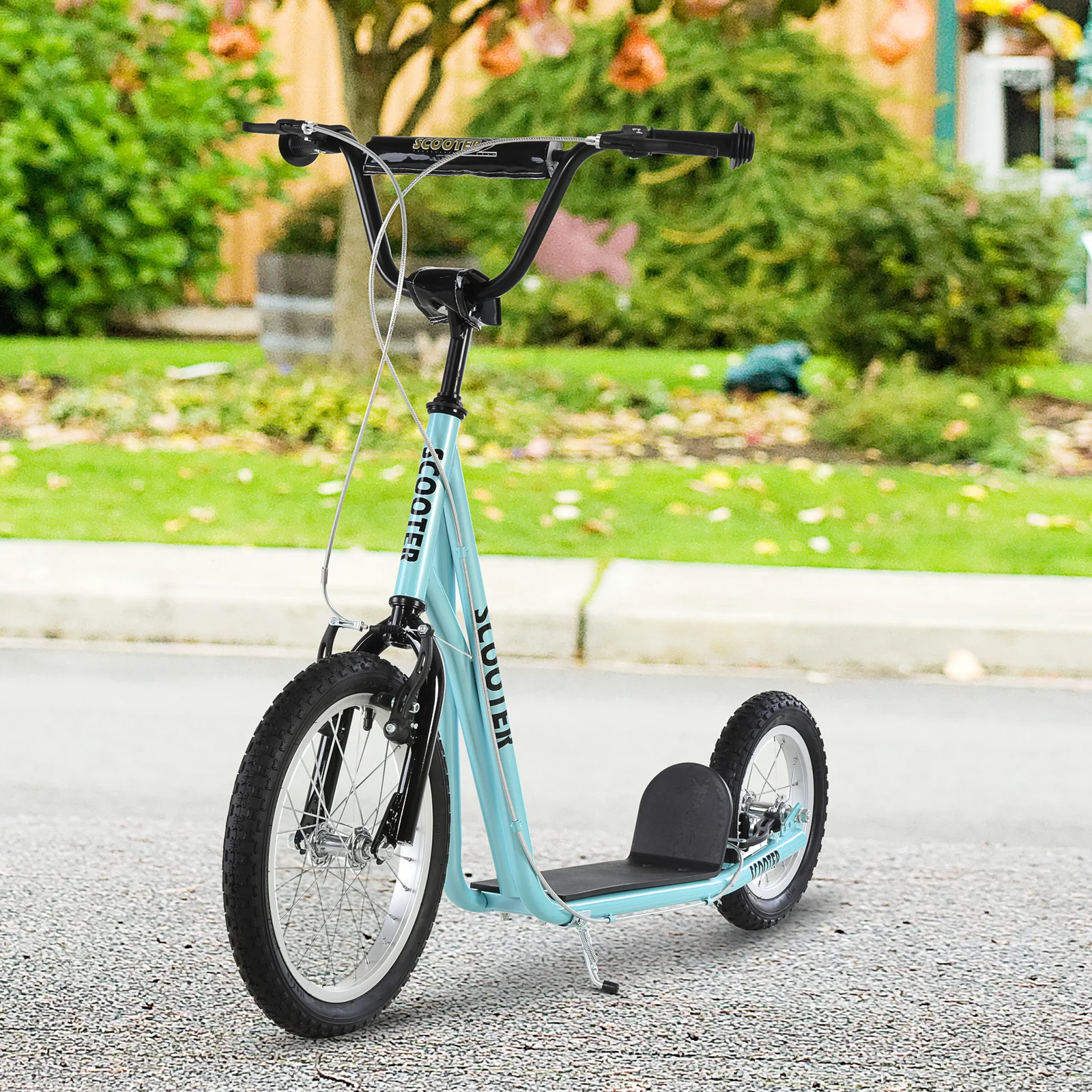 Youth and Teen Adjustable Handlebar Kick Scooter Ride-On Toy - Image 2