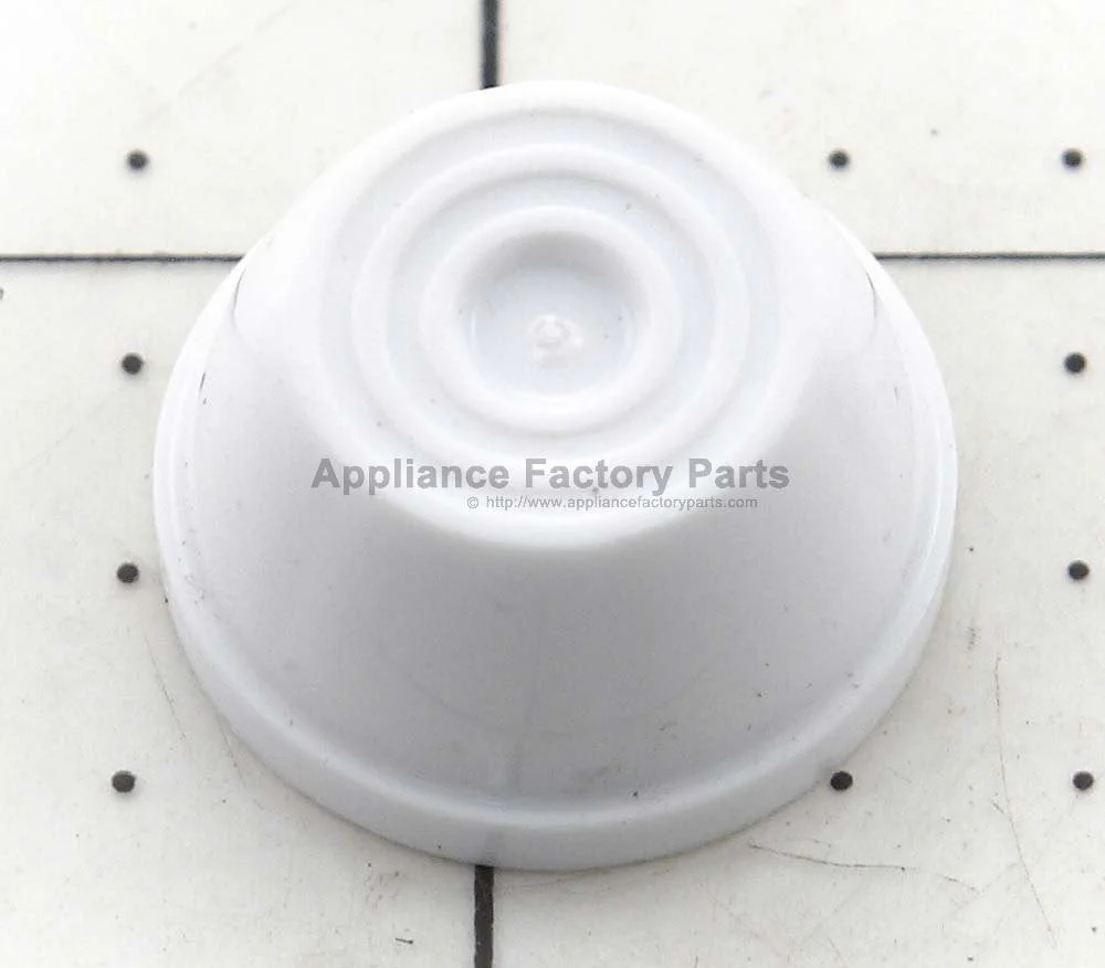 White .437 Cap Nut Retainer Appliance Replacement Part 00801-1452