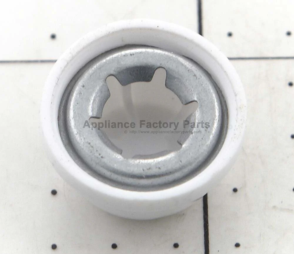 White Appliance Cap Nut Retainer .354 Size Factory Replacement Part in Bag - Image 2