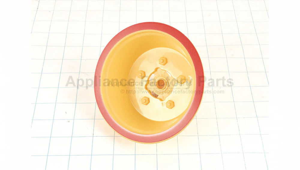 Replacement Hubcap for Blaze DLX40 Appliances in Yellow and Red, Model 3900-3860 - Image 4
