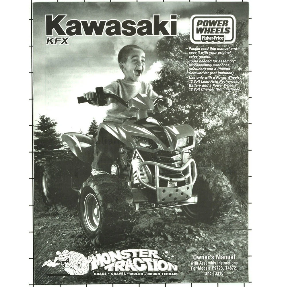 Factory Parts Manual P9723-0920 for Kawasaki KFX Appliance - Image 3