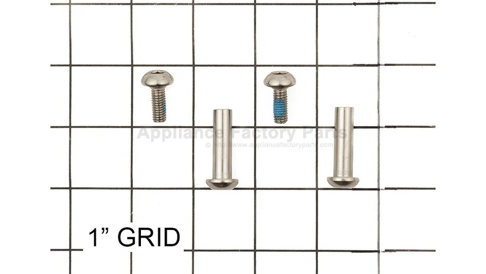 Rear Axle Bolts Set of 2 Replacement Parts for Appliances W20036060195 - Image 2