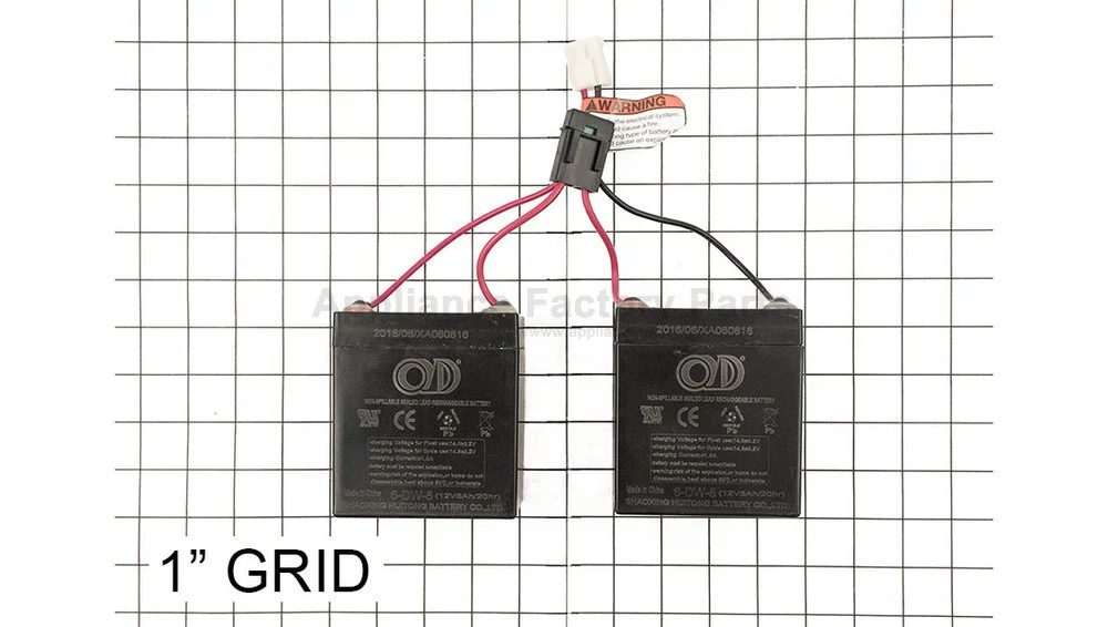 Appliance Factory Parts W25143490003 Razor Crazy Cart Battery with 30 Amp Fuse - Image 2