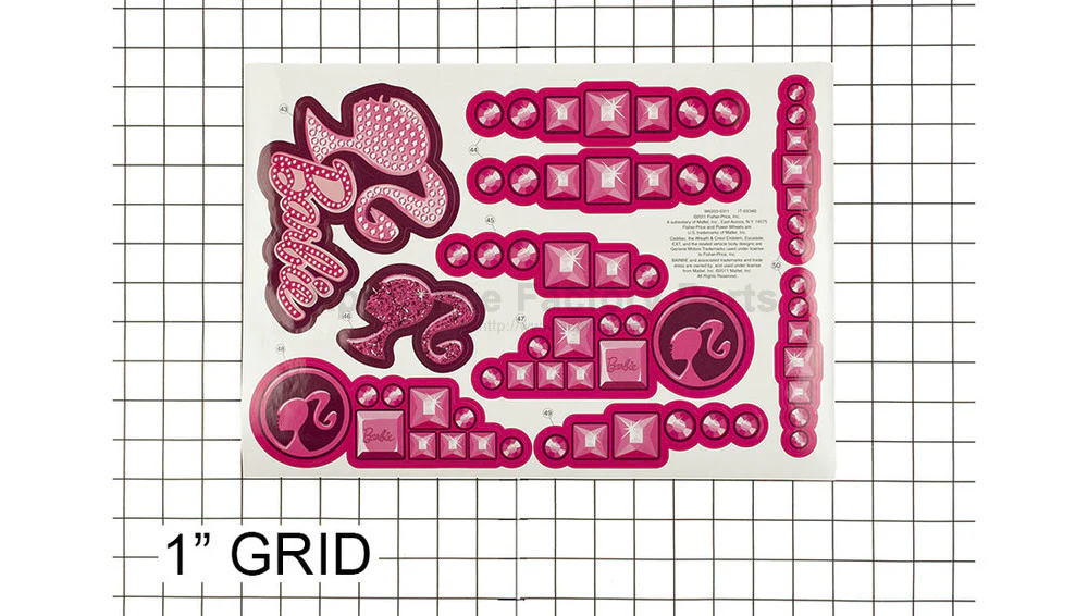 Small Appliance Factory Part W6203-0311 Label Sheet