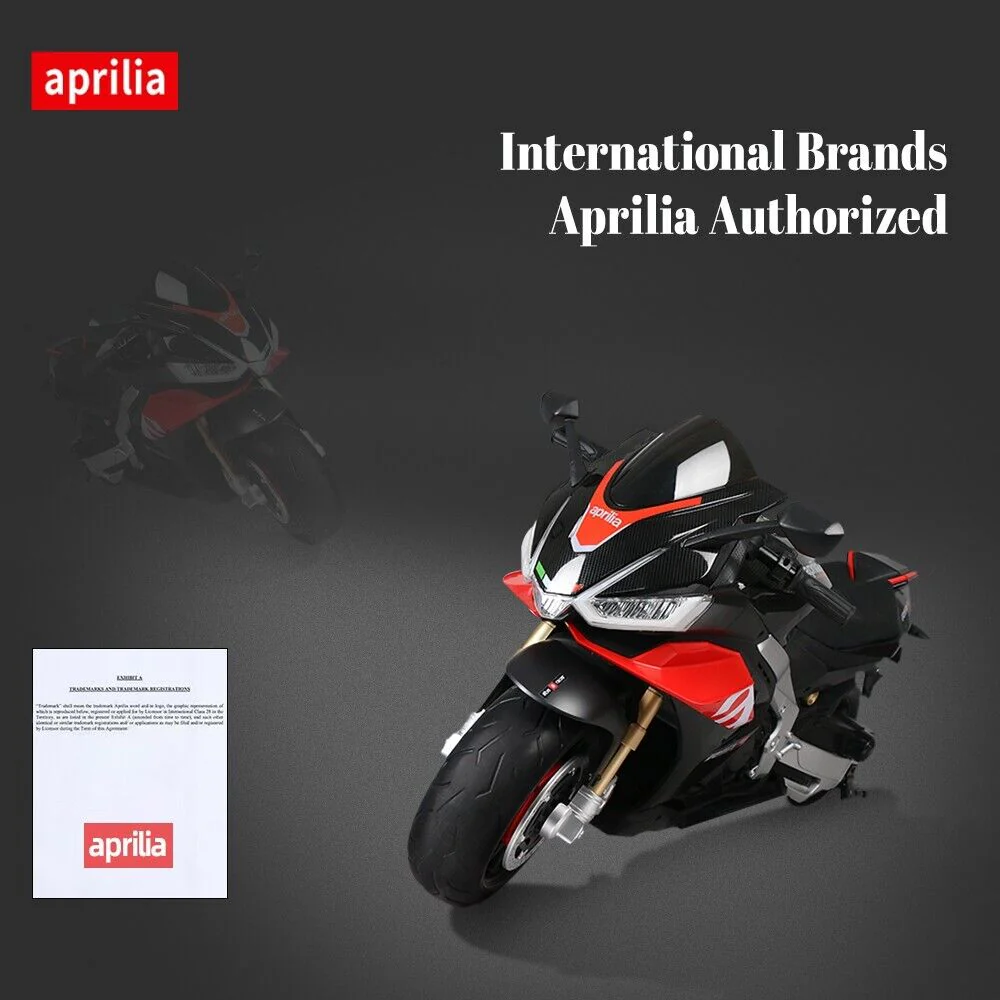 Aprilia 24V Kids Electric Motorbike with Dual 150W BLDC Motors - Speeds up to 12MPH - Image 12