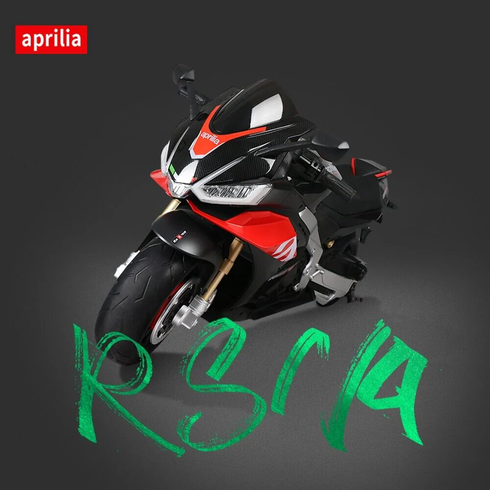 Aprilia 24V Kids Electric Motorbike with Dual 150W BLDC Motors - Speeds up to 12MPH - Image 4