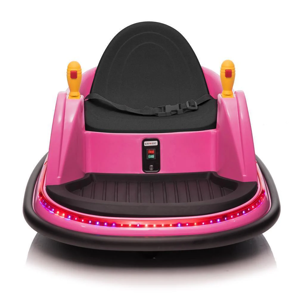 ASTM-certified Electric 6V Ride On Bumper Car with Remote Control for Kids in 2 Color Options - Image 4