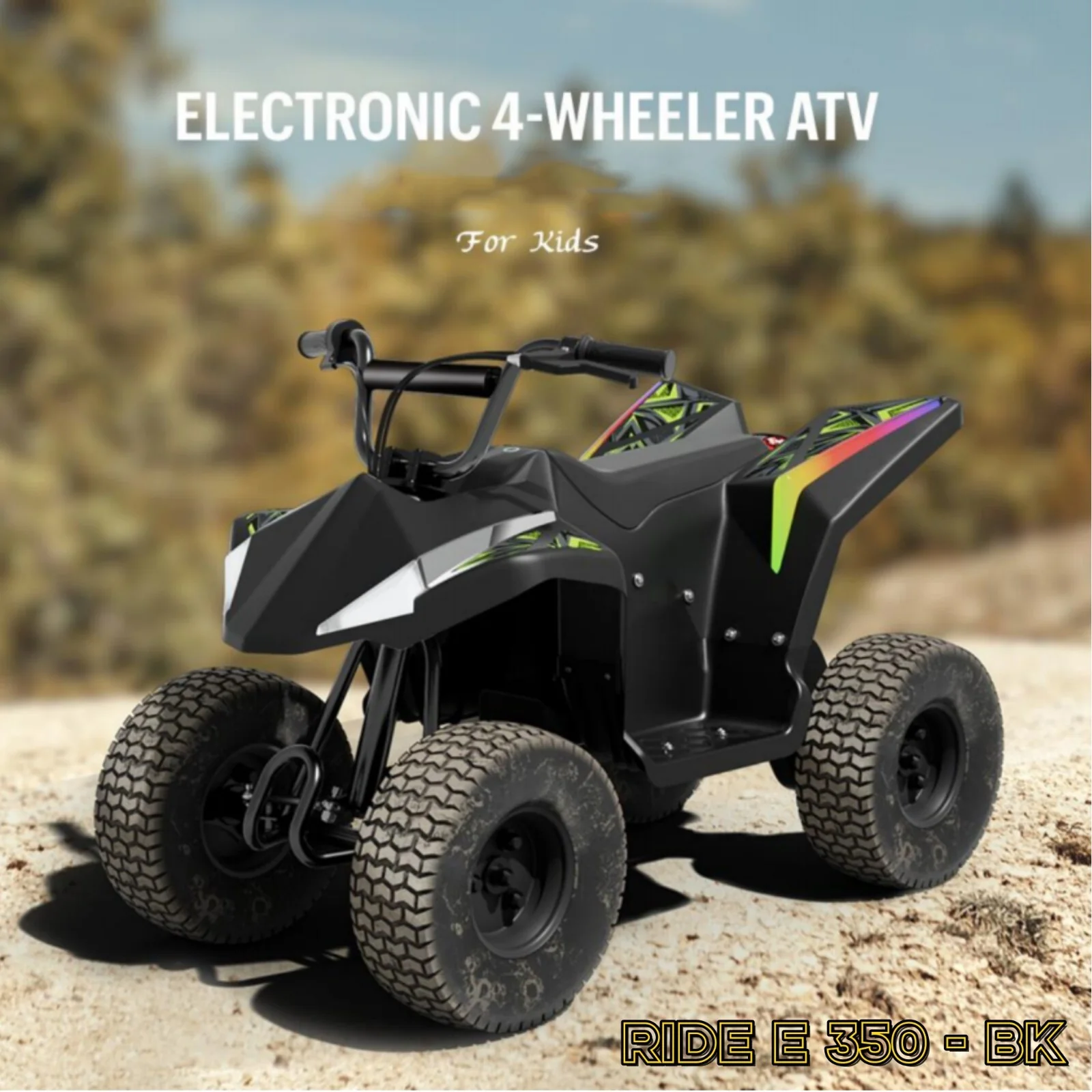 E350 Kids 4-Wheel Electric Ride-On ATV with 36V Li-Ion Battery - Image 15
