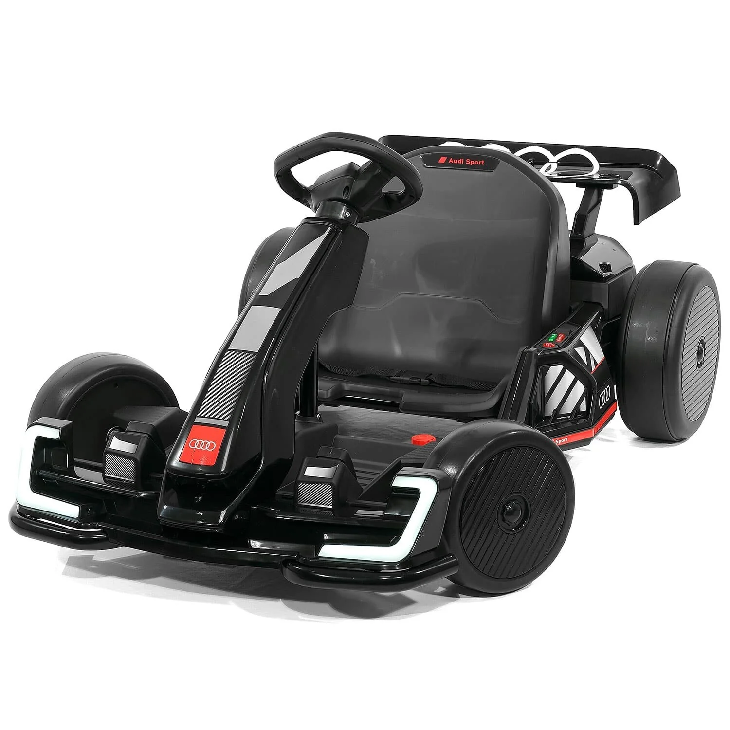 Big Kids 24V Dual Battery Ride-On Drifting Kart Car with 3 Speeds for Ages 6-12