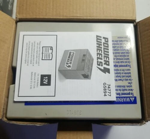 Authentic Fisher Price Power Wheels 12V 12Ah Battery - OEM 00801-1857 - Image 4