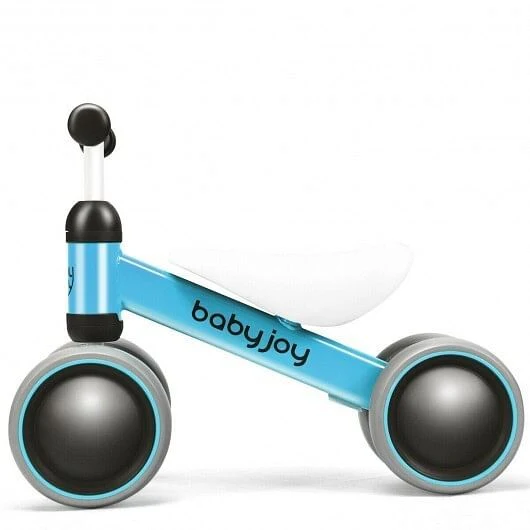 Toddler Balance Bike with 4 Wheels No Pedals for Boys and Girls Age 2+, Blue - Image 4