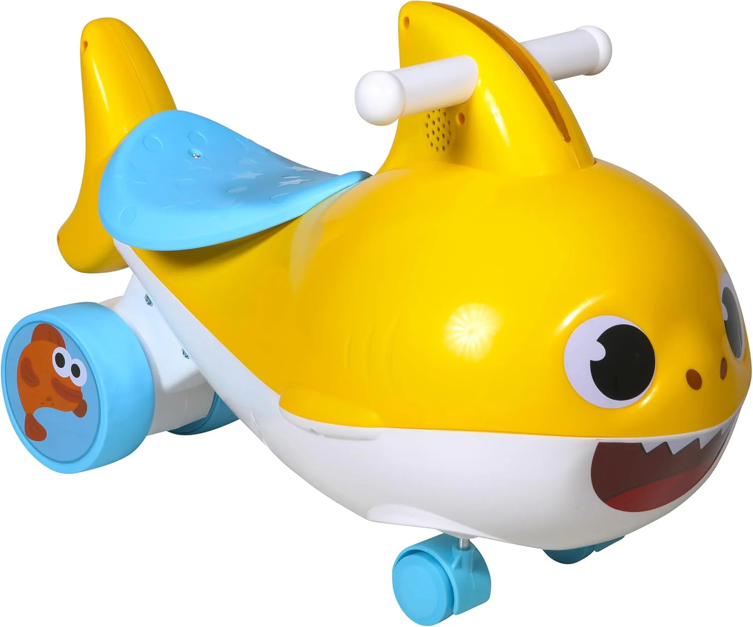 Baby Shark Push Ride-On Toy for Children Ages 18 Months to 3 Years