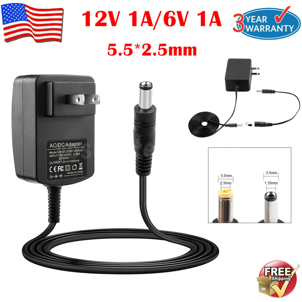 12V 6V 1A Battery Charger for Kids Electric Ride-On Power Wheels Cars and ATV - Image 13