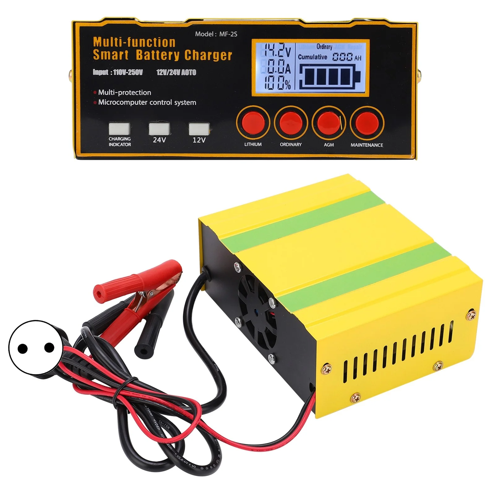 MF-2S Smart Automatic Multifunction Car Battery Charger and Power Supply - Image 13