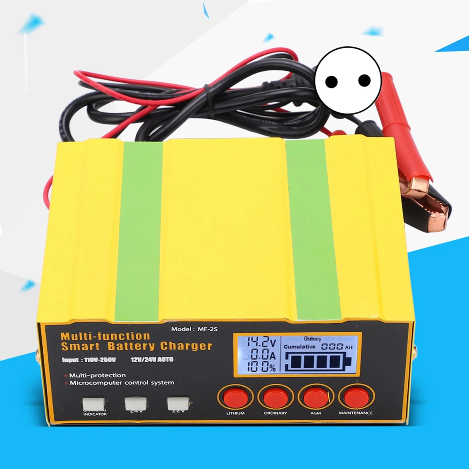 MF-2S Smart Automatic Multifunction Car Battery Charger and Power Supply - Image 9