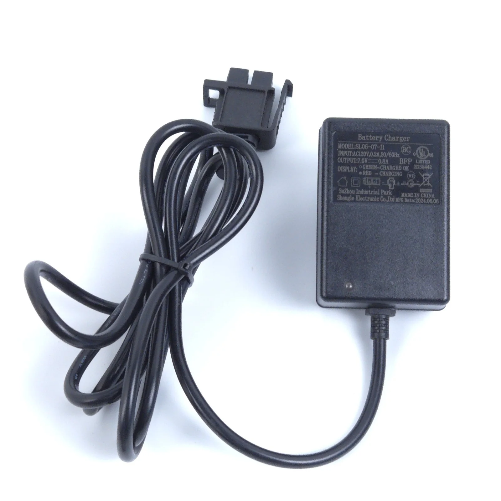 7V 0.8A Battery Charger Adapter for Kids Ride-On Cars Model T37 - Image 5