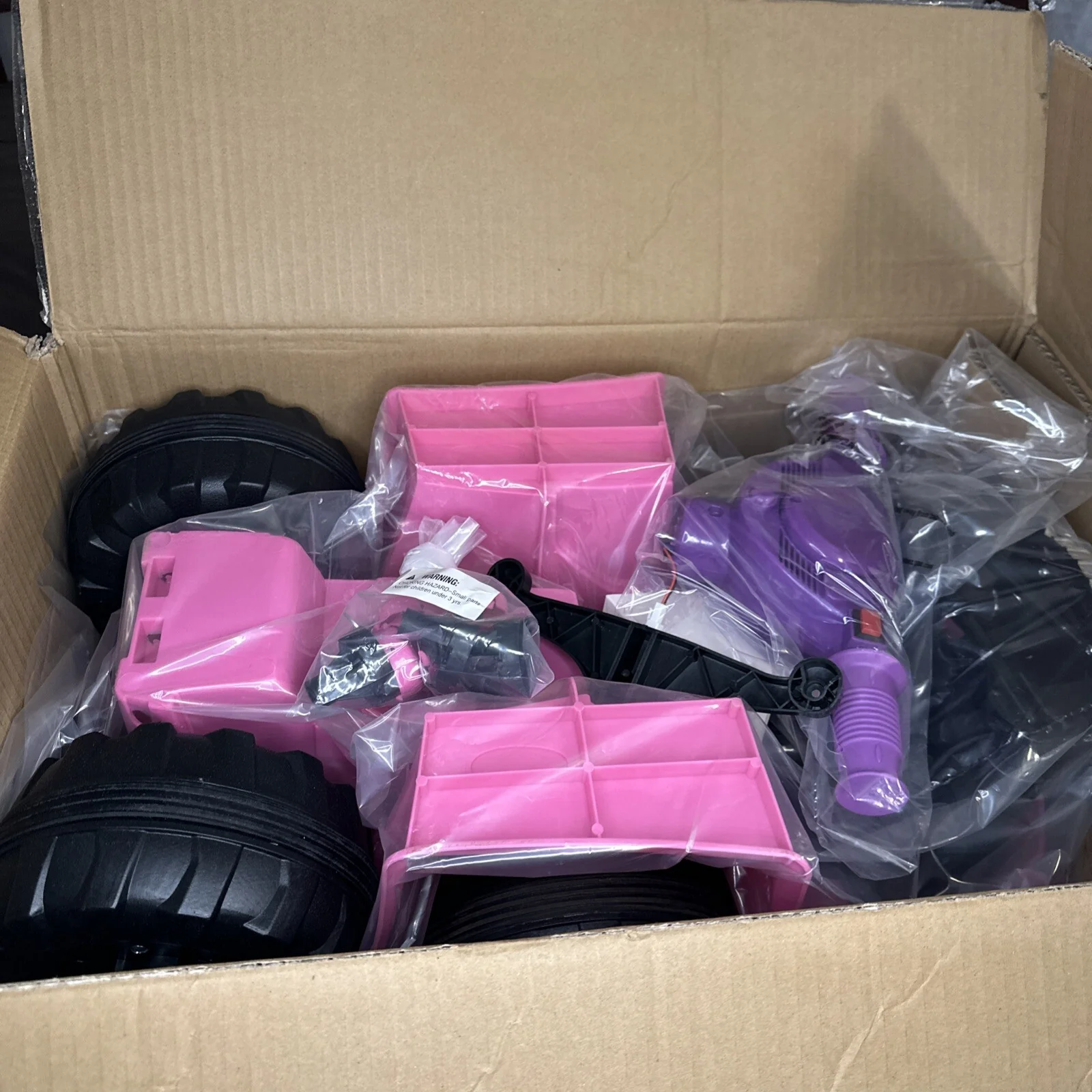 Electric Battery-Powered Pink 4-Wheeler ATV Ride-On Toy for Kids - Image 7