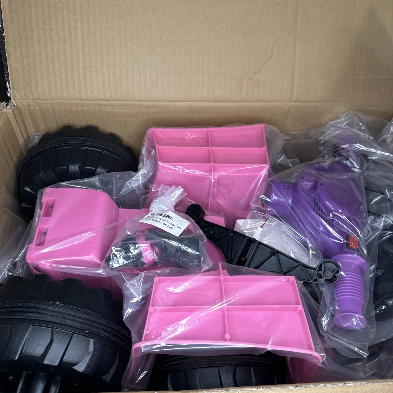 Electric Battery-Powered Pink 4-Wheeler ATV Ride-On Toy for Kids - Image 8