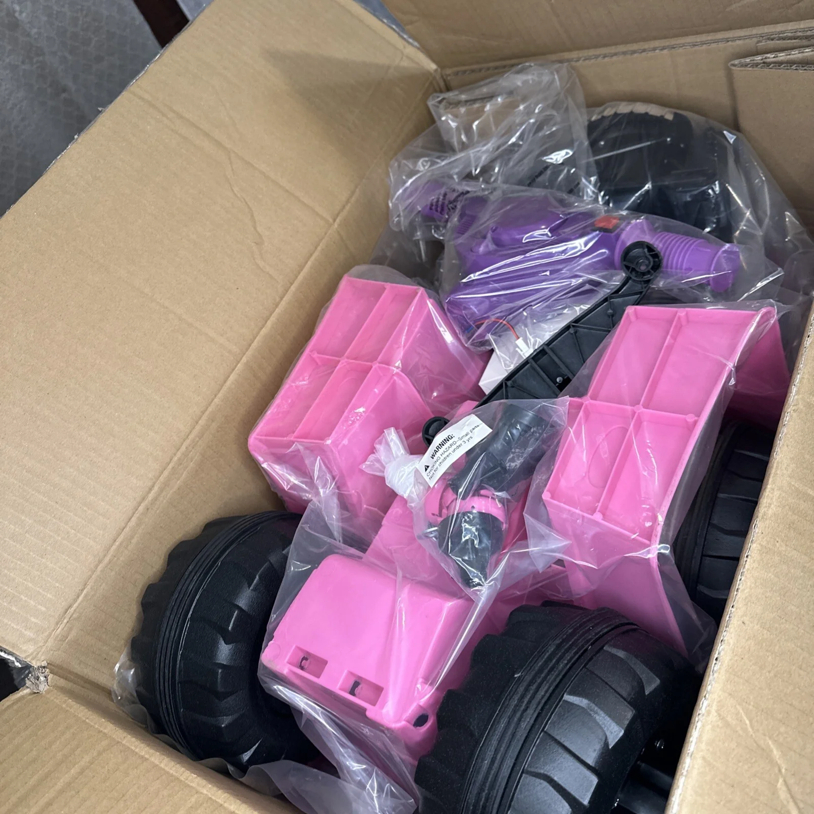 Electric Battery-Powered Pink 4-Wheeler ATV Ride-On Toy for Kids - Image 9
