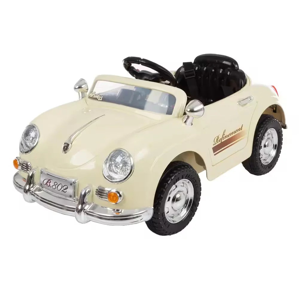 Battery-Powered Classic Sports Car with Remote Control - Image 12