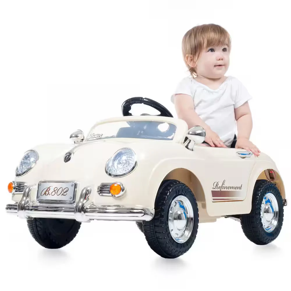 Battery-Powered Classic Sports Car with Remote Control - Image 8