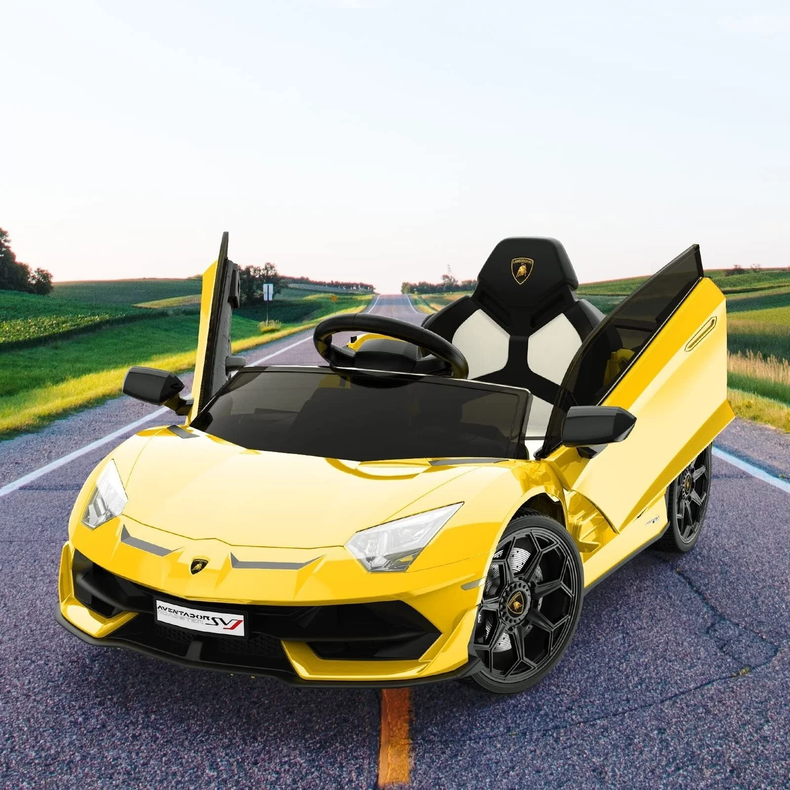 AA Battery Powered Electric Ride-On Car for Kids - Image 6