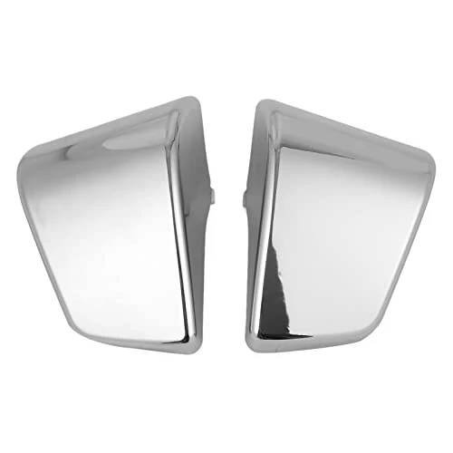 Silver Motorcycle Battery Side Fairing Panels Left and Right - Image 2