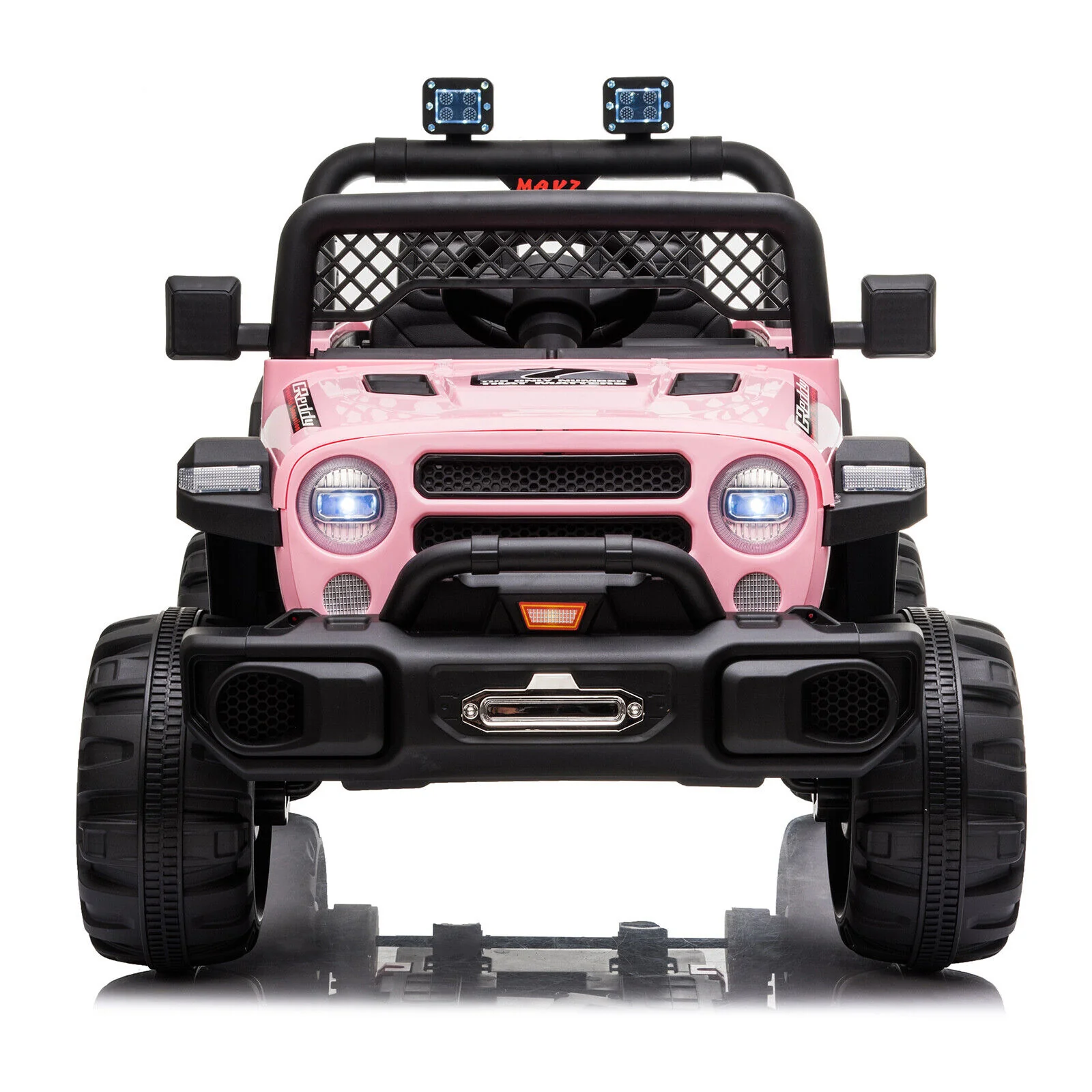 BBH-016 Dual Drive 12V 4.5A.h 2.4G Remote Control Pink Off-Road Vehicle - Image 4