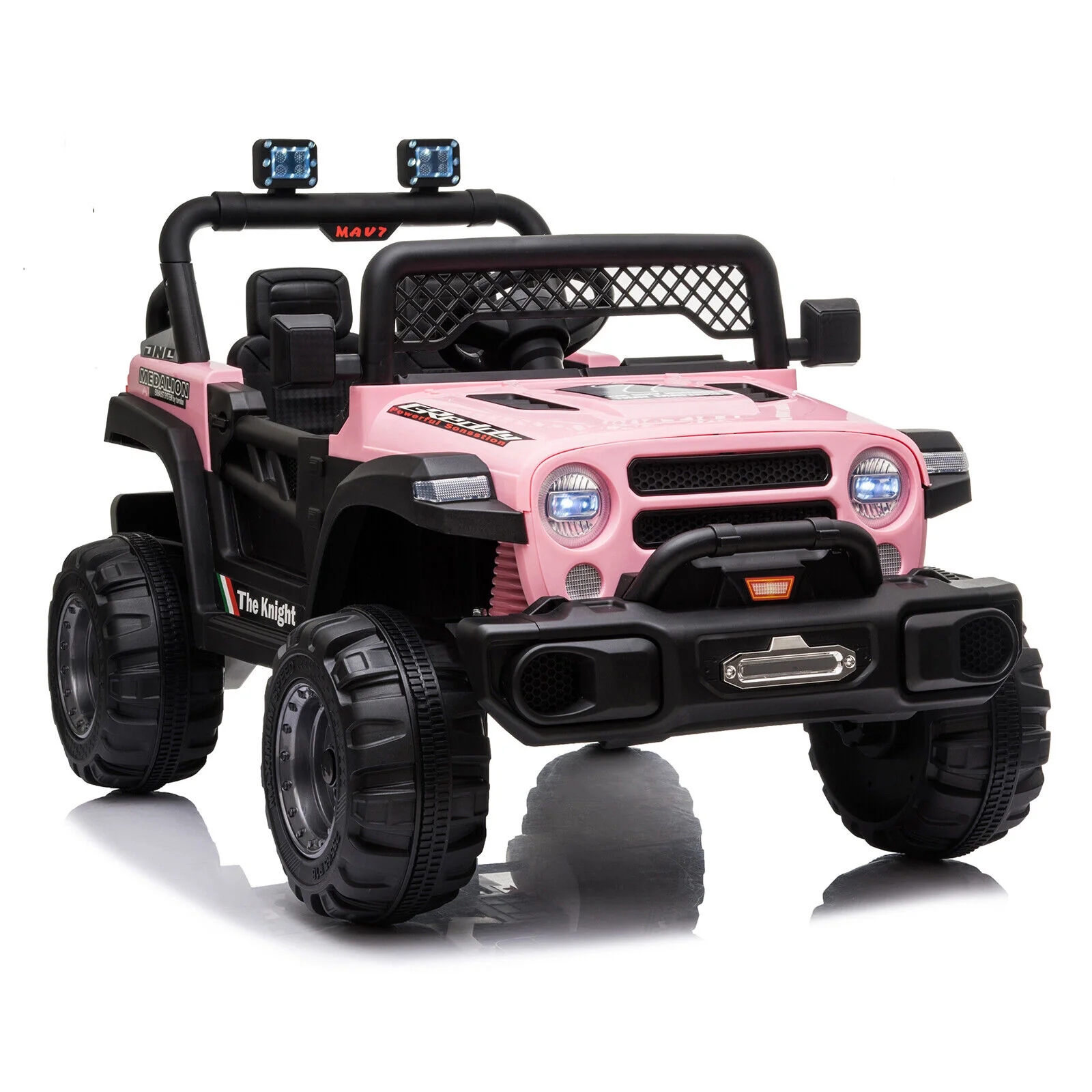 BBH-016 Dual Drive 12V 4.5A.h 2.4G Remote Control Pink Off-Road Vehicle - Image 8
