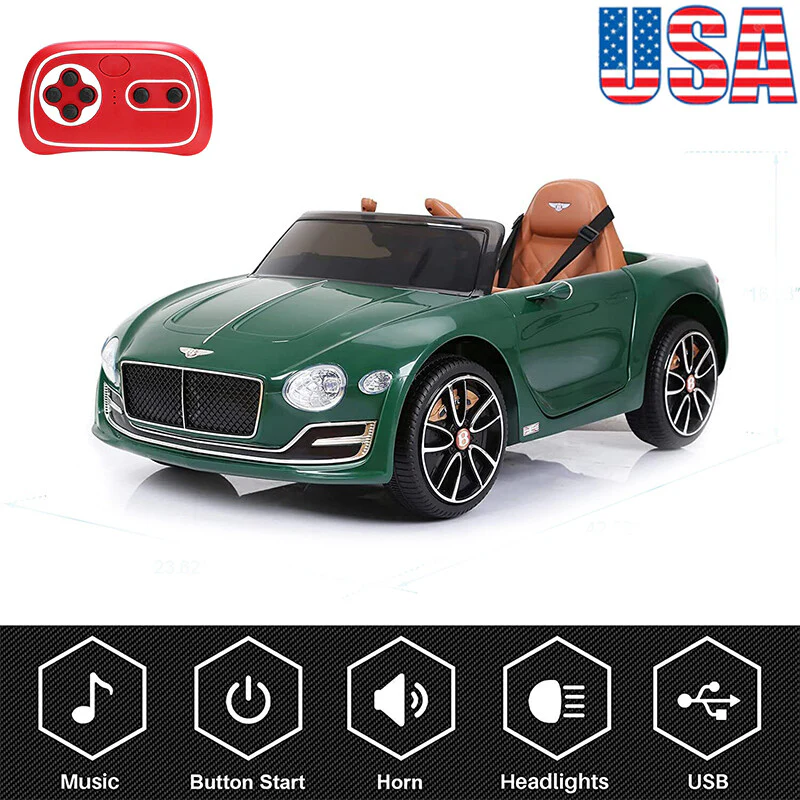 Licensed 12V Electric Kids Ride-On Car with Remote Control