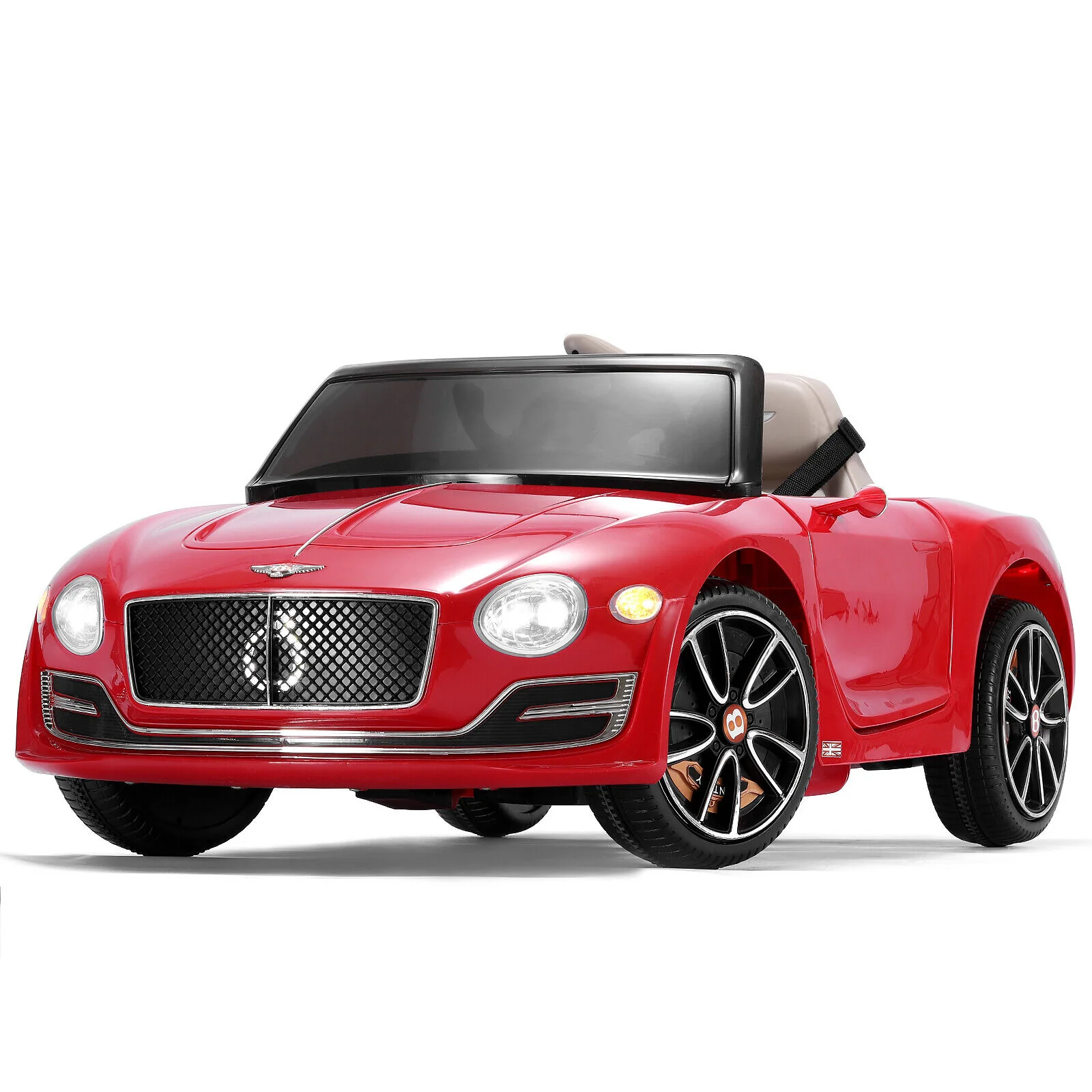 Bentley Style 12V Electric Kids Ride On Car with Remote Control and LED Lights - Perfect Xmas Gift! - Image 4