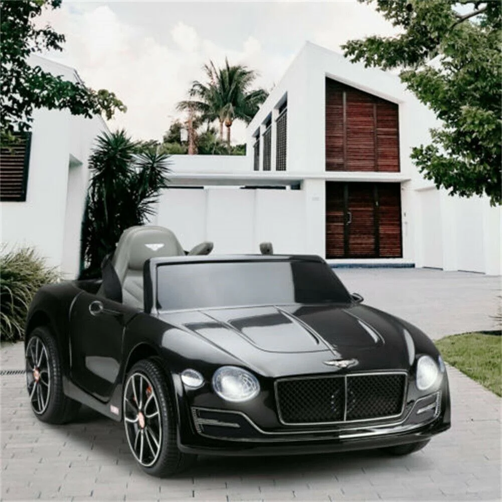 BENTLEY Style 12V Kids Ride-On Car with Remote Control, LED Lights, and MP3 Player - Image 2