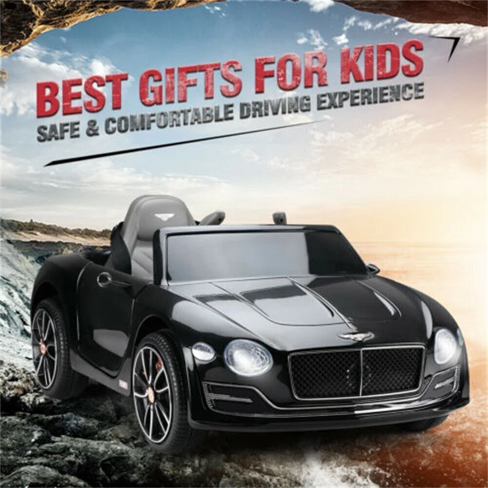 BENTLEY Style 12V Kids Ride-On Car with Remote Control, LED Lights, and MP3 Player - Image 3