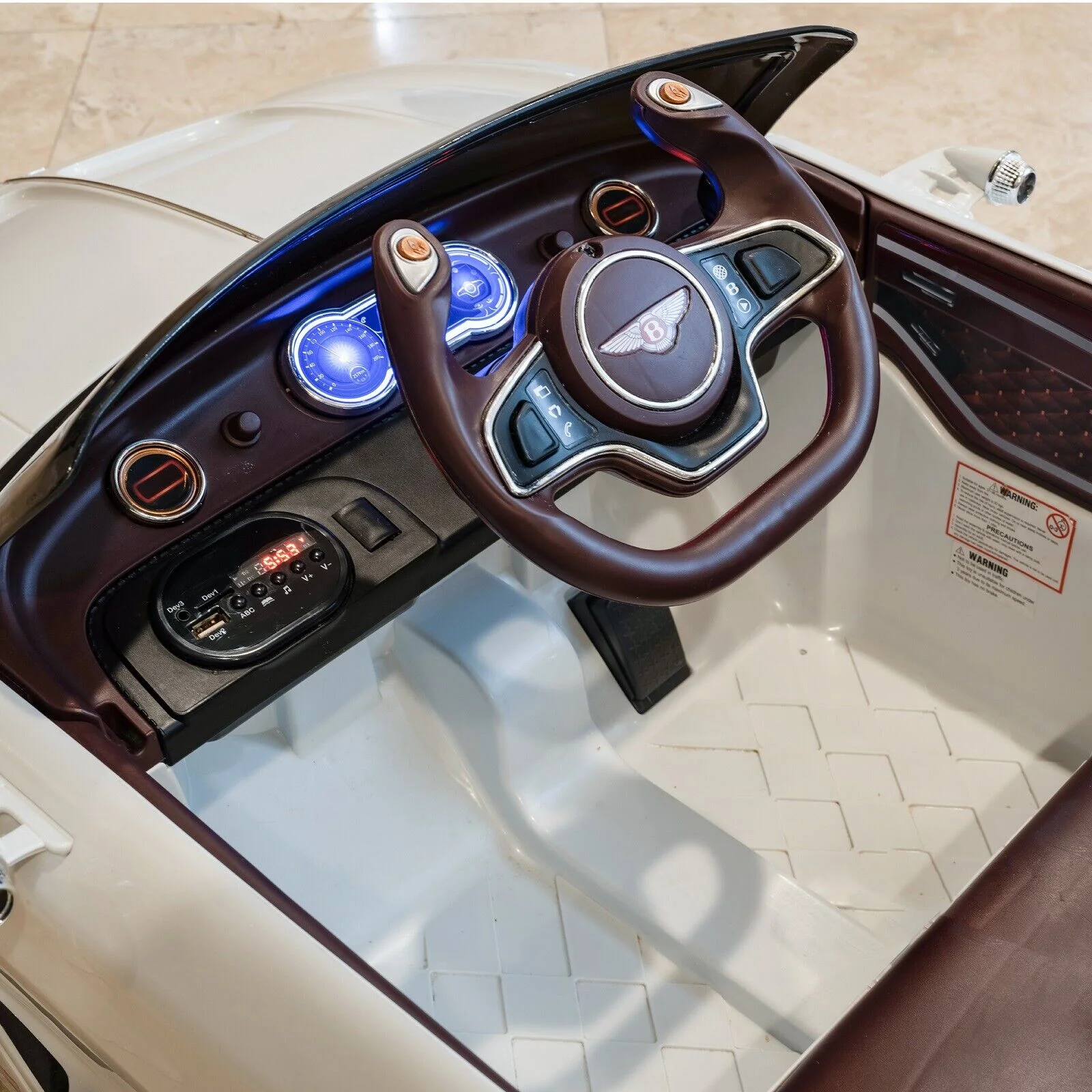 Bentley Style EXP-12 Kids Electric Ride on Car with Parental Remote Control - Licensed 12V Toy Vehicle - Image 17