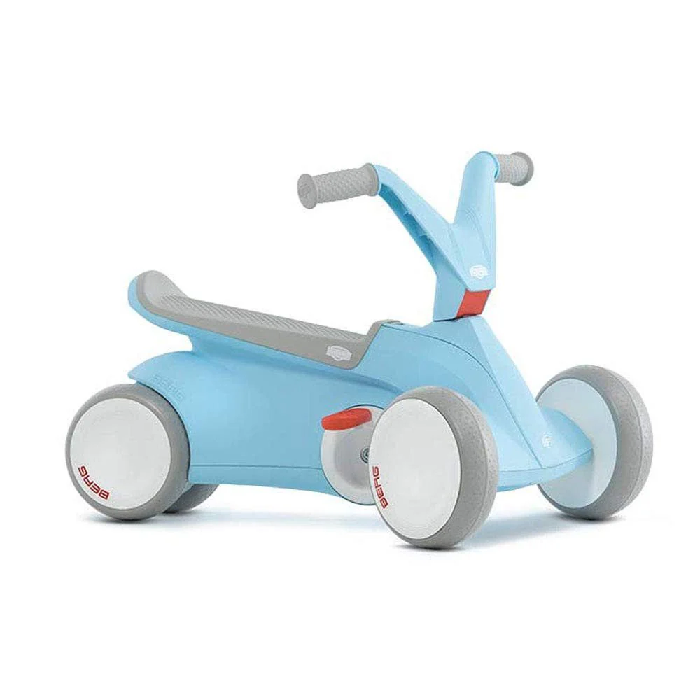 2-in-1 Blue Push Ride-On Car with Convertible Design - Image 2