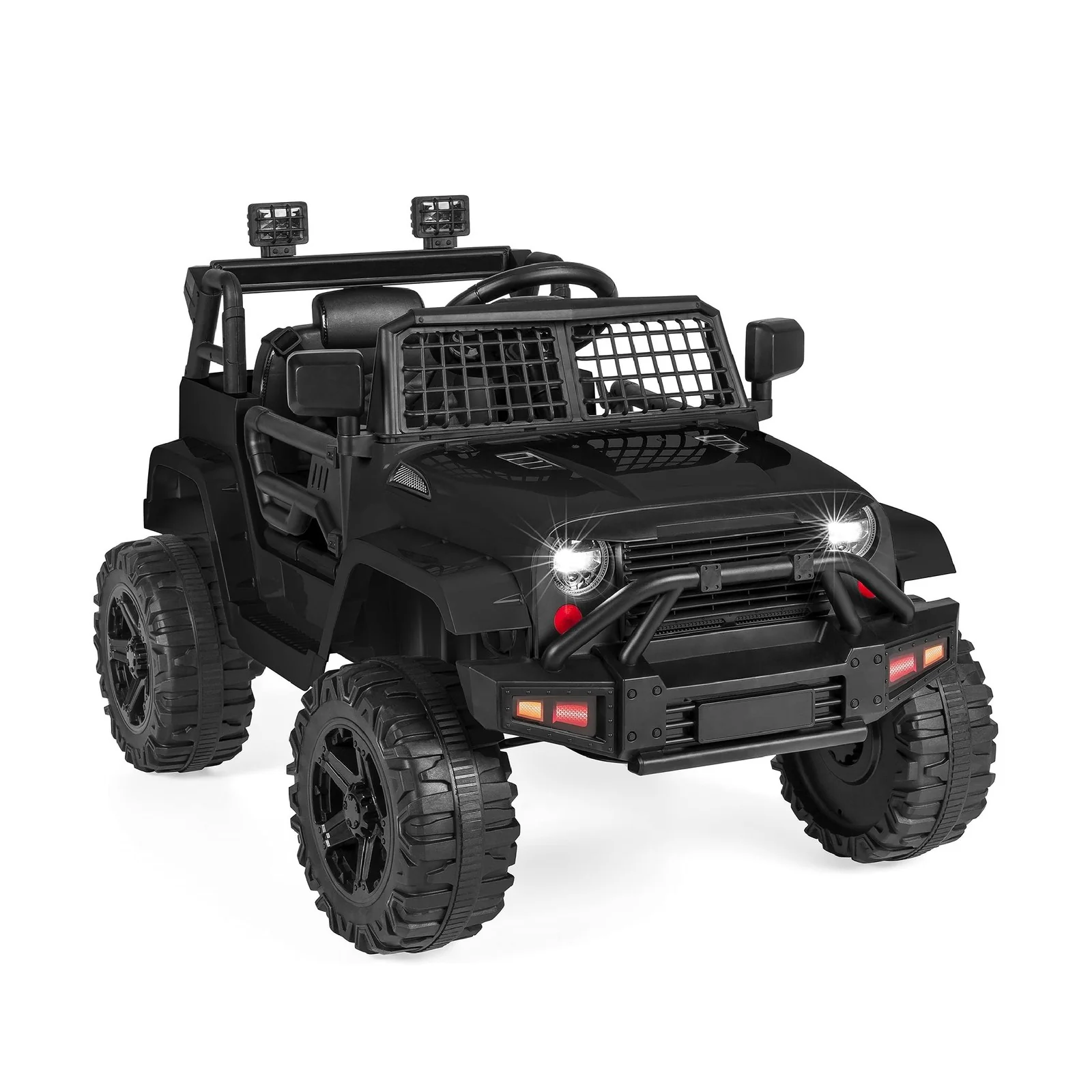12V Kids Ride-On Truck Car with Parent Remote Control and Spring Suspension