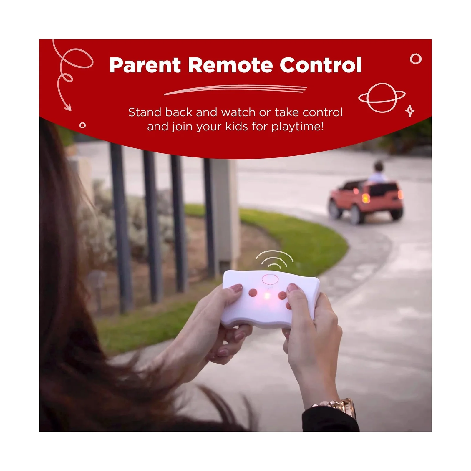 12V Kids Ride-On Truck Car with Parent Remote Control and Spring Suspension - Image 3