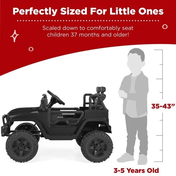 12V Kids Ride-On Truck Car with Parent Remote Control - Spring Model - Image 4
