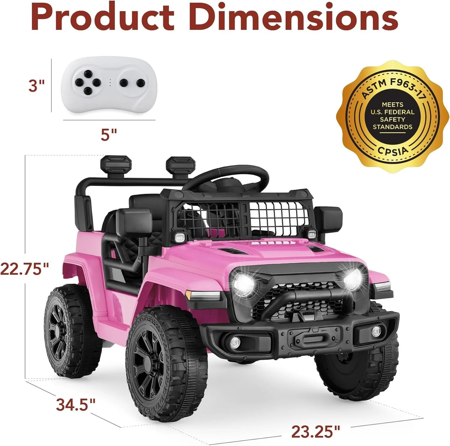 6V Electric Kids Ride-On Mini Truck with Parent Remote Control - Image 6