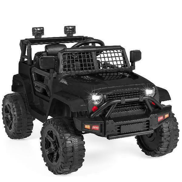 12V Kids Ride-On Truck Car SKY5506 Black - Image 2