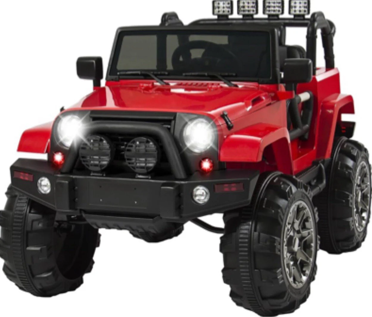 SKY5506 12V Kids Red Ride-On Truck Car - Image 4